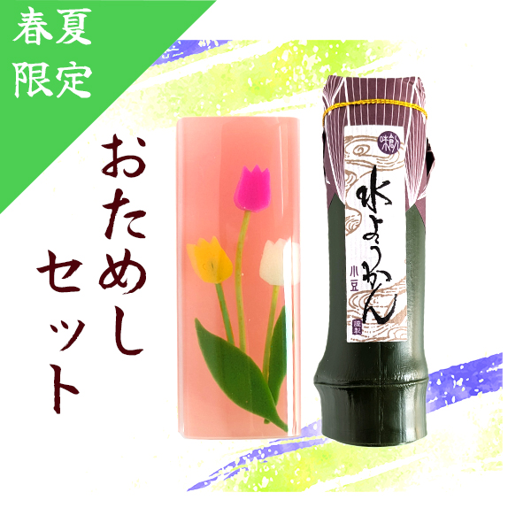 お試しセット（竹水ようかん・華ようかん）